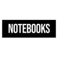 thumbnail image 1 of Signs ByLITA Basic Notebooks Sign (Black) - Large, 1 of 6
