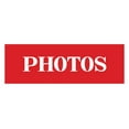 thumbnail image 1 of Signs ByLITA Basic Photos Sign (Red) - Large, 1 of 6