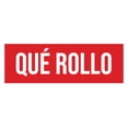thumbnail image 1 of Signs ByLITA Basic Qué Rollo Sign (Red) - Large, 1 of 6