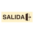 thumbnail image 1 of Signs ByLITA Basic Salida Sign (Ivory/Dark Brown) - Medium, 1 of 8
