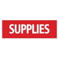 thumbnail image 1 of Signs ByLITA Basic Supplies Sign (Red) - Small, 1 of 6
