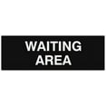 thumbnail image 1 of Signs ByLITA Basic Waiting Area Sign - Laser-Engraved Lettering | Durable ABS Plastic | Vibrant Colors | Powerful Foam Tape (Black) - Medium, 1 of 3