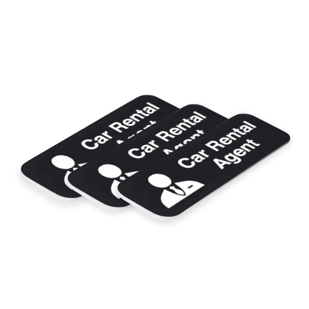 Signs ByLITA Car Rental Agent Graphic 1 x 3