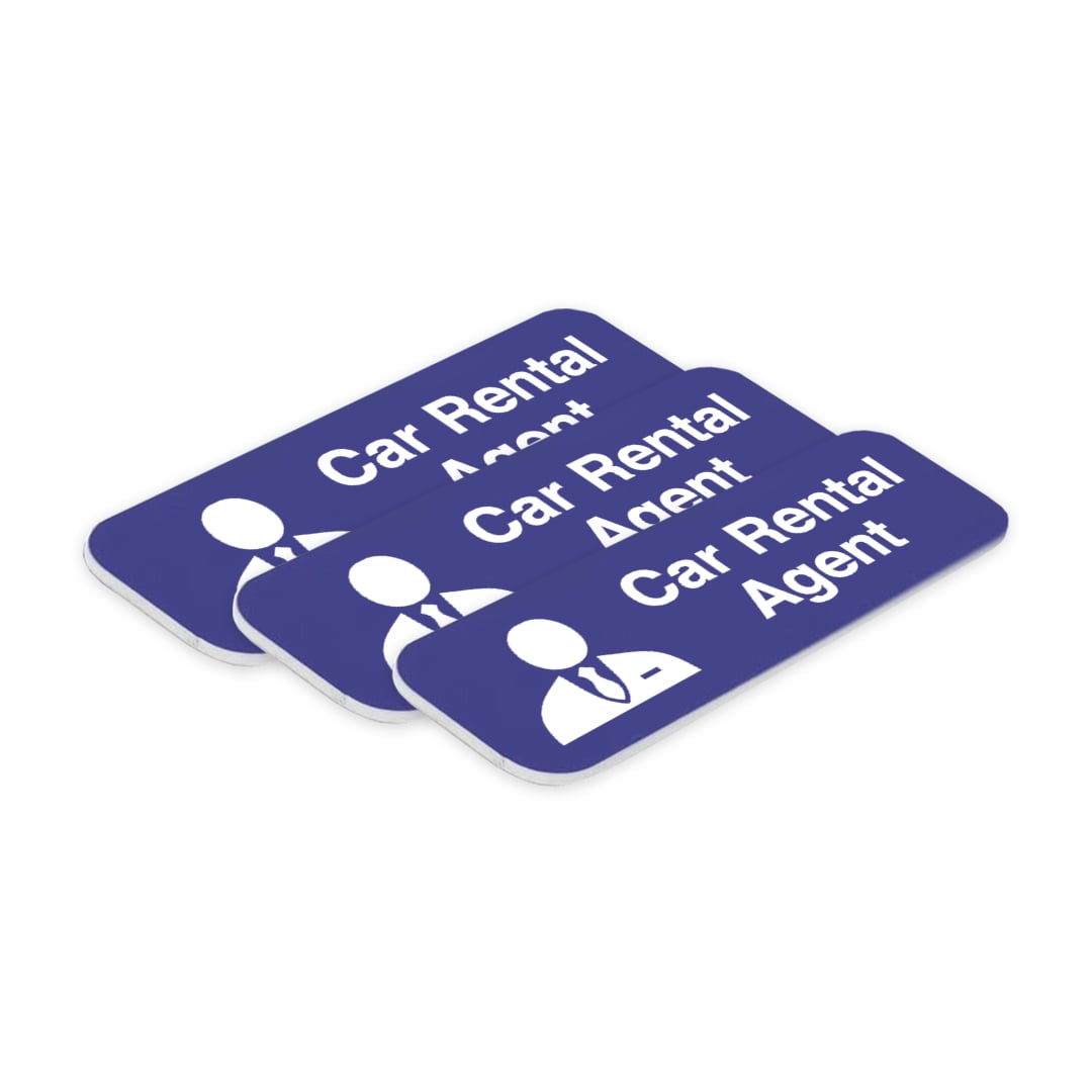 Signs ByLITA Car Rental Agent Graphic 1 x 3