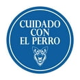 thumbnail image 1 of Signs ByLITA Circle Cuidado Con El Perro Sign (Blue) - Small, 1 of 6
