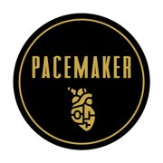 Signs ByLITA Circle Pacemaker Sign Black /Gold - Small