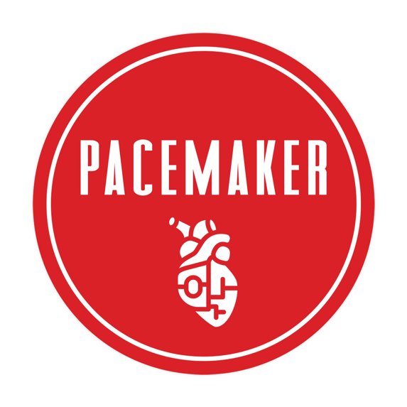Signs ByLITA Circle Pacemaker Sign (Red) - Large