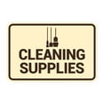 thumbnail image 1 of Signs ByLITA Classic Framed Cleaning Supplies Sign (Ivory/Dark Brown) - Medium, 1 of 6