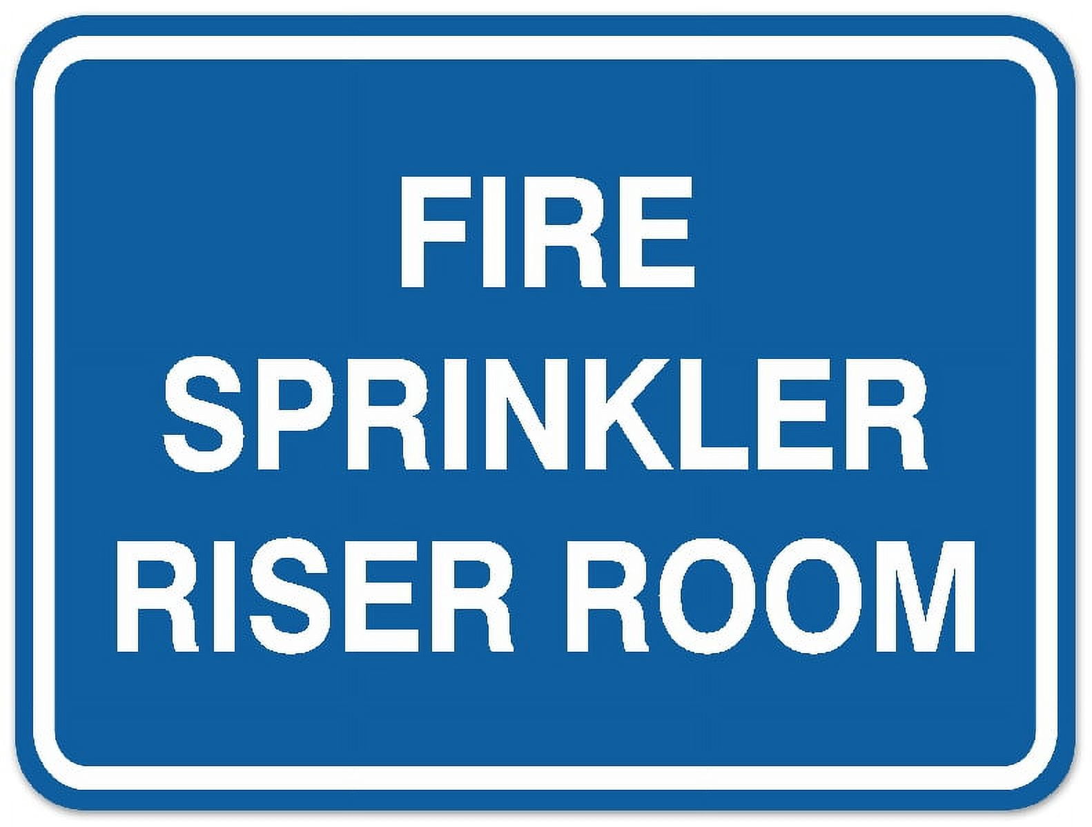 Signs ByLITA Classic Framed FIRE SPRINKLER RISER ROOM Door or Wall Sign ...