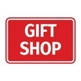 thumbnail image 1 of Signs ByLITA Classic Framed Gift Shop Door or Wall Sign Easy Installation | Office And Shop Decor | Bars And Restaurants Sign (Red) - Small, 1 of 9