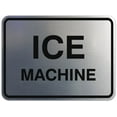 thumbnail image 1 of Signs ByLITA Classic Framed Ice Machine Sign - Easy Installation | Durable Wall or Door Sign (Brushed Silver) - Medium, 1 of 3