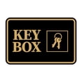 thumbnail image 1 of Signs ByLITA Classic Framed Key Box Sign (Black Gold) - Medium, 1 of 6