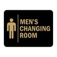 thumbnail image 1 of Signs ByLITA Classic Framed Men's Changing Room Sign (Black Gold) - Large, 1 of 6