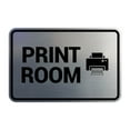 thumbnail image 1 of Signs ByLITA Classic Framed Print Room Sign (Brushed Silver) - Large, 1 of 6