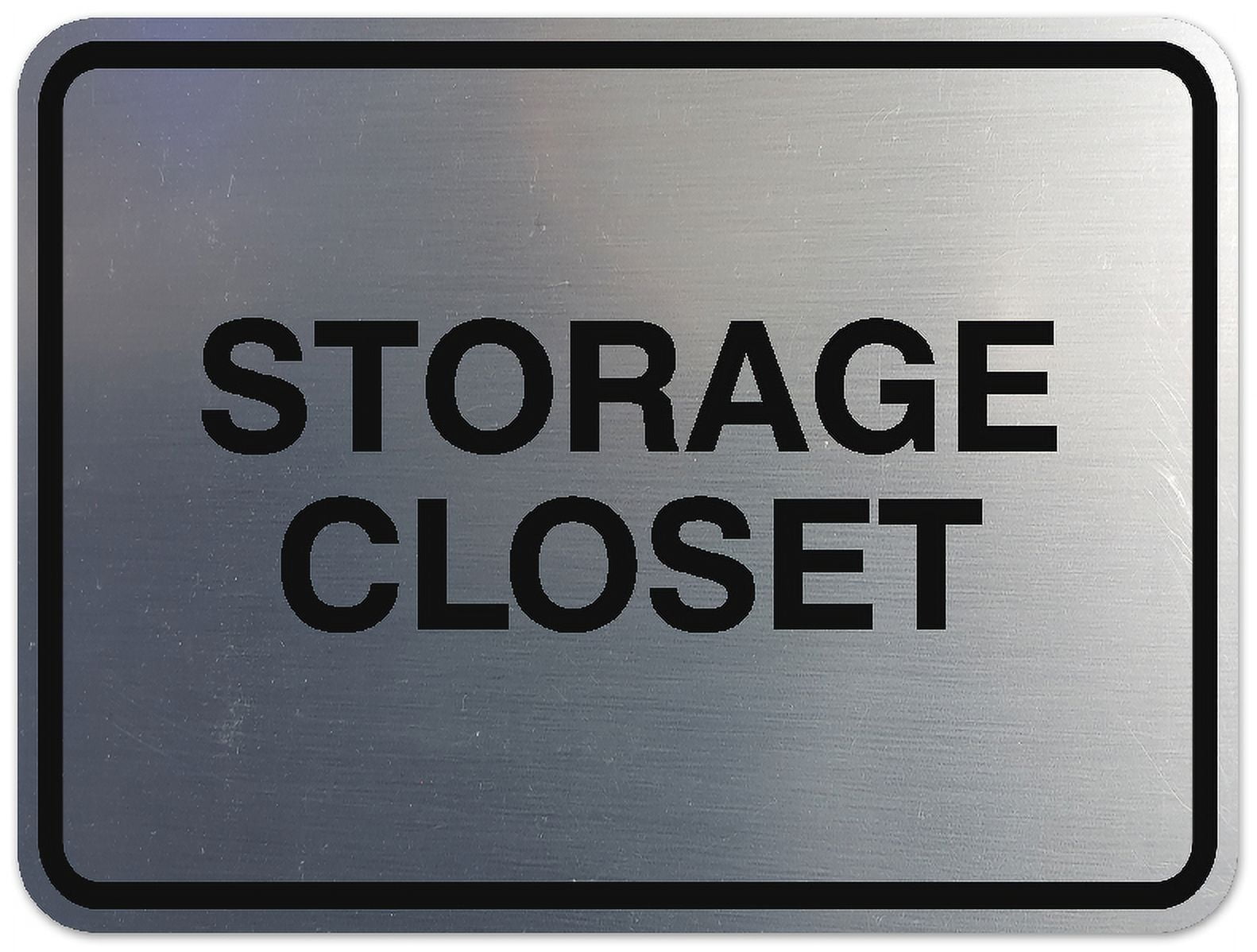 Closet Sign System Signs ByLITA Classic Framed Storage Closet Sign | Durable Material ...