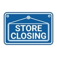 thumbnail image 1 of Signs ByLITA Classic Framed Store Closing Sign (Blue) - Medium, 1 of 6