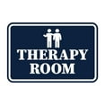 thumbnail image 1 of Signs ByLITA Classic Framed, Therapy Room Sign (Navy Blue / White) - Medium, 1 of 6