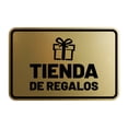 thumbnail image 1 of Signs ByLITA Classic Framed Tienda de Regalos Door or Wall Sign (Brushed Gold) - Medium, 1 of 7
