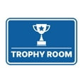 thumbnail image 1 of Signs ByLITA Classic Framed Trophy Room Sign (Blue) - Large, 1 of 8