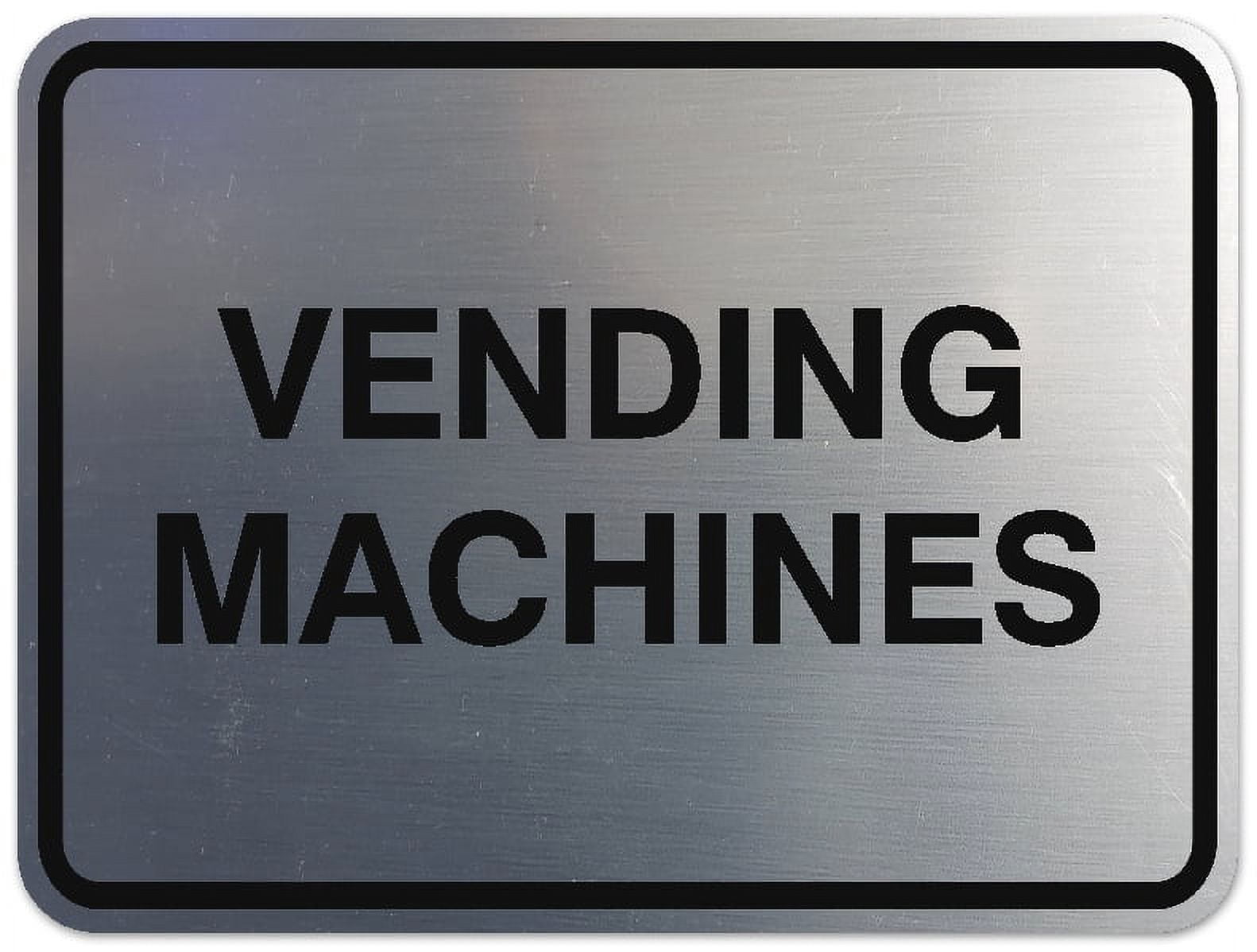 Signs ByLITA Classic Framed Vending Machines Sign | Durable Material ...