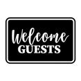 thumbnail image 1 of Signs ByLITA Classic Framed, Welcome Guests Sign (Black) - Large, 1 of 6