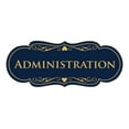 thumbnail image 1 of Signs ByLITA Designer Administration Sign (Navy Blue/Gold) - Large, 1 of 5
