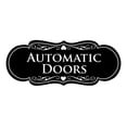 thumbnail image 1 of Signs ByLITA Designer Automatic Doors Sign (Black) - Medium, 1 of 5