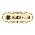 thumbnail image 1 of Signs ByLITA Designer Board Room Sign (Ivory/Dark Brown) - Large, 1 of 5