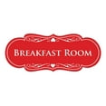 thumbnail image 1 of Signs ByLITA Designer Breakfast Room Sign (Red) - Large, 1 of 5