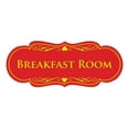 thumbnail image 1 of Signs ByLITA Designer Breakfast Room Sign (Red/Yellow) - Large, 1 of 5