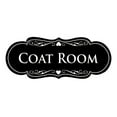 thumbnail image 1 of Signs ByLITA Designer Coat Room Sign (Black) - Large, 1 of 5