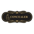 thumbnail image 1 of Signs ByLITA Designer Concealer Makeup Area Sign (Black Gold) - Medium, 1 of 6