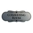 thumbnail image 1 of Signs ByLITA Designer Consulting Room Sign (Brushed Silver) - Large, 1 of 5