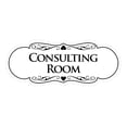 thumbnail image 1 of Signs ByLITA Designer Consulting Room Sign (White) - Small, 1 of 5