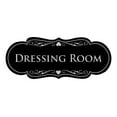 thumbnail image 1 of Signs ByLITA Designer Dressing Room Sign (Black / Silver) - Large, 1 of 5
