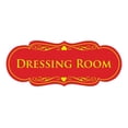 thumbnail image 1 of Signs ByLITA Designer Dressing Room Sign (Red/Yellow) - Large, 1 of 5
