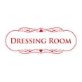 thumbnail image 1 of Signs ByLITA Designer Dressing Room Sign (White/Red) - Medium, 1 of 5