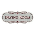 thumbnail image 1 of Signs ByLITA Designer Drying Room Sign (Light Grey / Burgundy) - Medium, 1 of 5