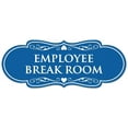 thumbnail image 1 of Signs ByLITA Designer Employee Break room Sign - Easy Installation | Durable Wall or Door Sign (Blue) - Medium, 1 of 3