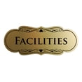 thumbnail image 1 of Signs ByLITA Designer Facilities Sign (Brushed Gold) - Small, 1 of 5