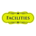 thumbnail image 1 of Signs ByLITA Designer Facilities Sign (Yellow / Black) - Small, 1 of 5