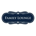 thumbnail image 1 of Signs ByLITA Designer Family Lounge Sign (Navy Blue / White) - Small, 1 of 5