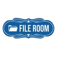 thumbnail image 1 of Signs ByLITA Designer File Room Sign (Blue) - Large, 1 of 5