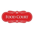 thumbnail image 1 of Signs ByLITA Designer Food Court Sign (Red) - Medium, 1 of 5