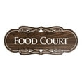thumbnail image 1 of Signs ByLITA Designer Food Court Sign (Walnut) - Medium, 1 of 5