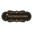 thumbnail image 1 of Signs ByLITA Designer Foundations Makeup Area Sign (Black Gold) - Medium, 1 of 6