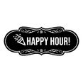 thumbnail image 1 of Signs ByLITA Designer Happy Hour! Sign (Black) - Medium, 1 of 6