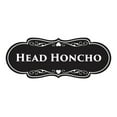 thumbnail image 1 of Signs ByLITA Designer Head Honcho Sign (Black) - Large, 1 of 5