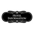 thumbnail image 1 of Signs ByLITA Designer Hotel Information Sign (Black) - Medium, 1 of 5