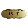 thumbnail image 1 of Signs ByLITA Designer In Sign (Brushed Gold) - Small, 1 of 5